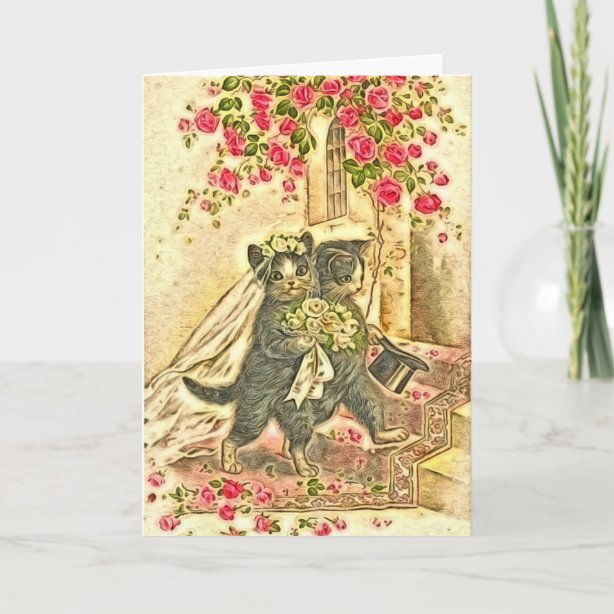  Cat Wedding Cards Zazzle UK