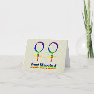 Just Married Lesbians Announcement