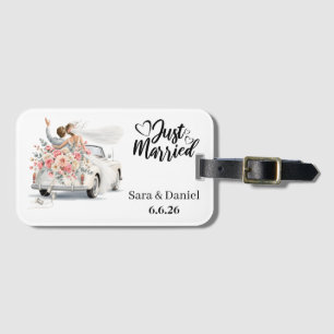Just Married  Luggage Tag