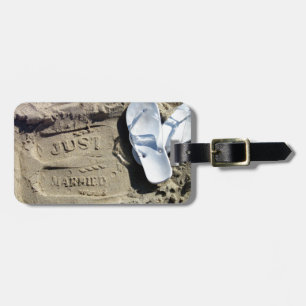 Just Married Luggage Tag