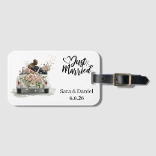 Just Married  Luggage Tag
