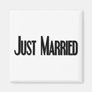 Just Married Magnet