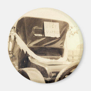 "Just Married" Magnet