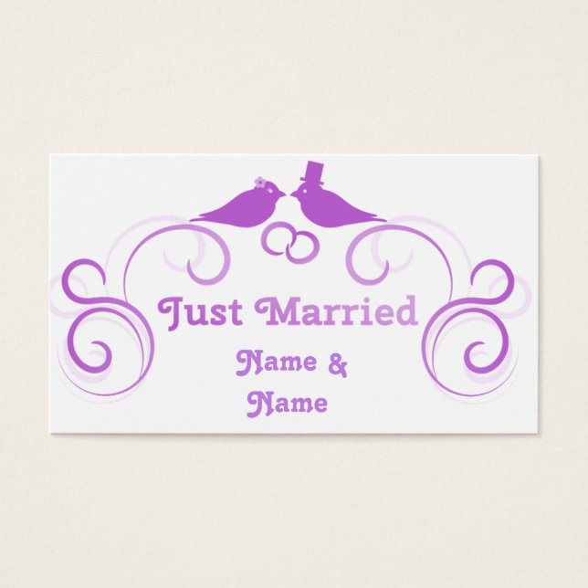 Just Married Newlyweds Thunder_Cove (Front)