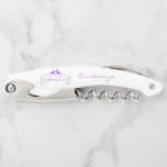 Just Married Newlyweds Thunder_Cove Corkscrew<br><div class="desc">Just Married Newlywed Lovebirds to customise,  personalise by changing to your name</div>