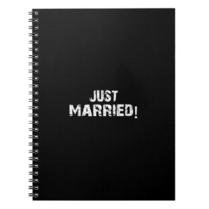 just married notebook