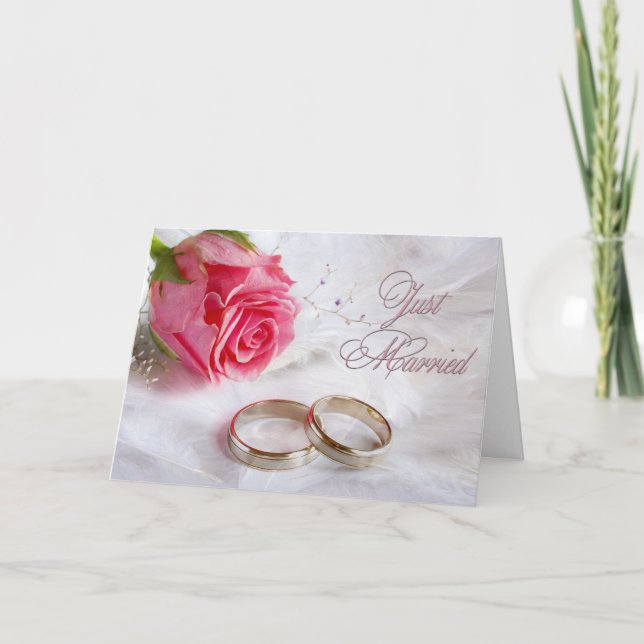 Just Married or Just Eloped Announcement (Front)