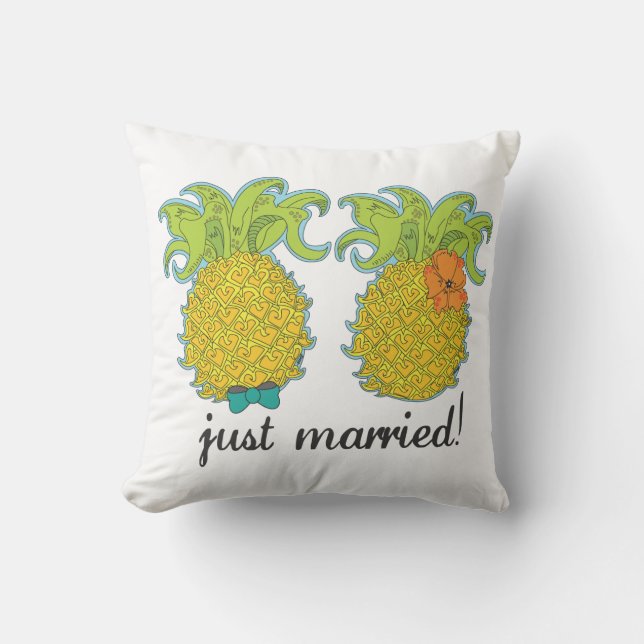 Just Married Pillow (Front)