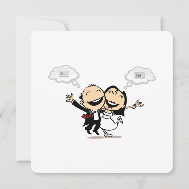 Just married save the date (Front)