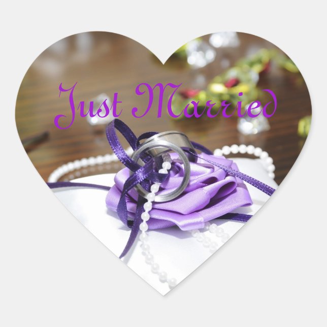 Just Married Sticker (Front)
