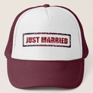 Just Married Trucker Hat