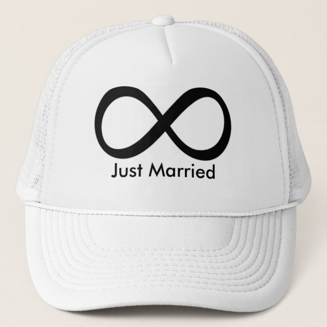 Just Married Trucker Hat (Front)