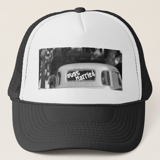 Just Married Trucker Hat (Front)