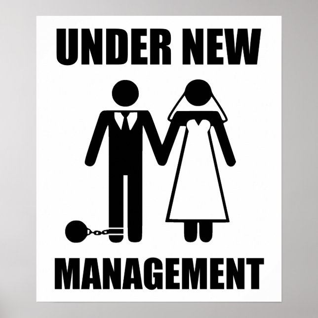 Just Married, Under New Management Poster (Front)