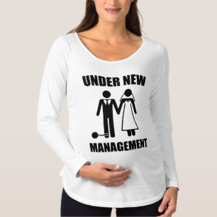Just Married, Under New Management Maternity T-Shirt