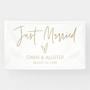 Just Married Wedding Car Decoration Banner G400