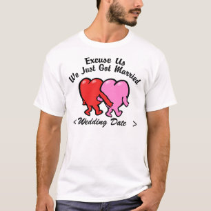 Just Married (Wedding Date) T-Shirt