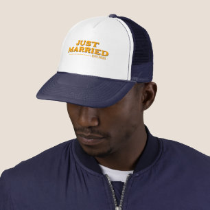 just married weddings cap marriage
