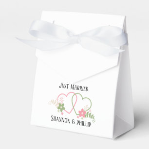 Just Married with Bride & Groom Names    Favour Box