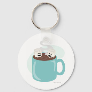 Just Marshmellows in Chocolate Key Ring