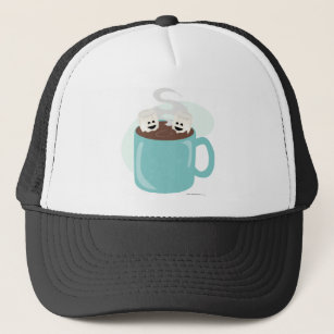 Just Marshmellows in Chocolate Trucker Hat