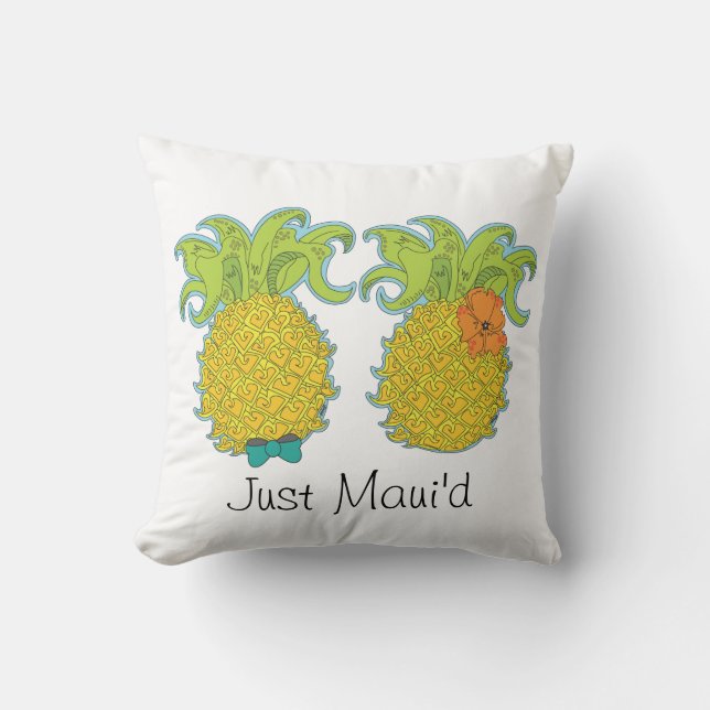 Just Maui'd Pillow (Front)