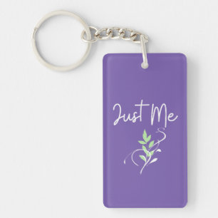 Just Me Acrylic Keychain