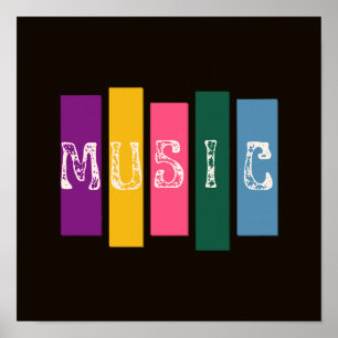 JUST MUSIC POSTER