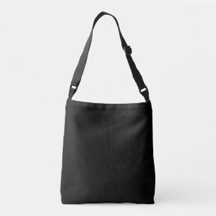 Just My Colour Jet Black Crossbody Bag