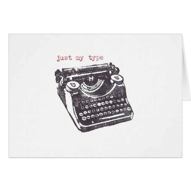 "just my type" (Front Horizontal)