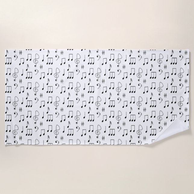 Just Noted Beach Towel (Front)