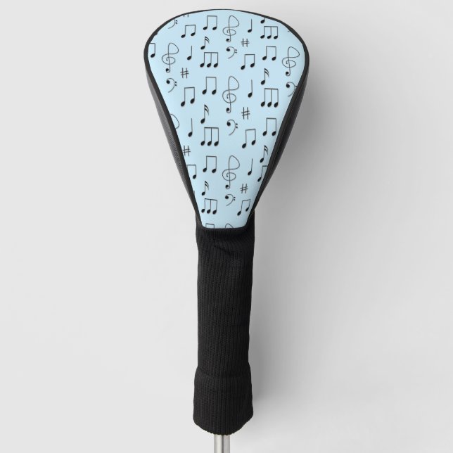Just Noted Blue Golf Head Cover (Front)
