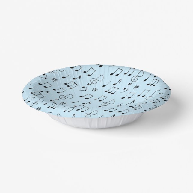 Just Noted Blue Paper Plate (Angled)