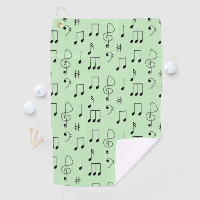 Just Noted Green Golf Towel (InSitu)
