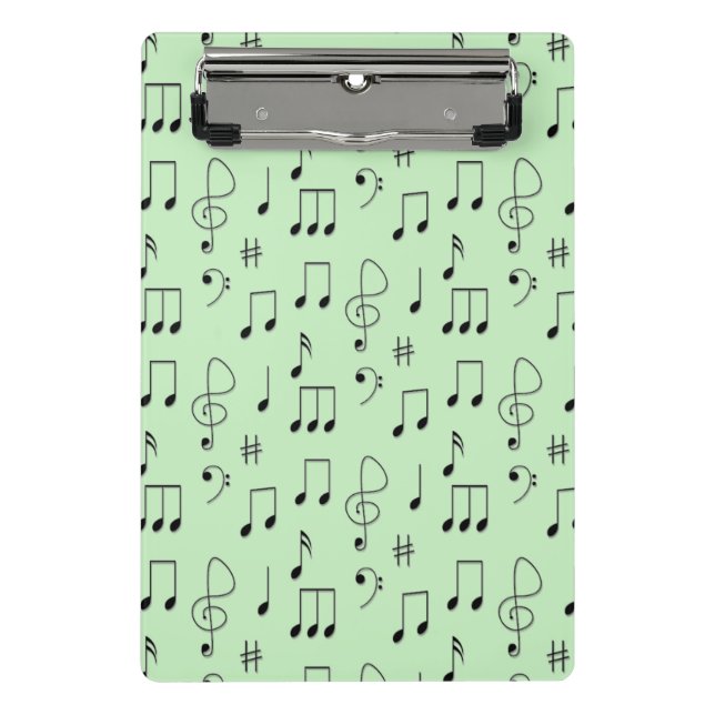 Just Noted Green Mini Clipboard (Front)