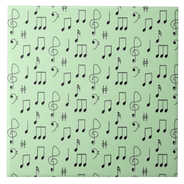 Just Noted Green Tile (Front)