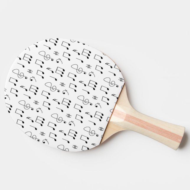 Just Noted Ping Pong Paddle (Side)