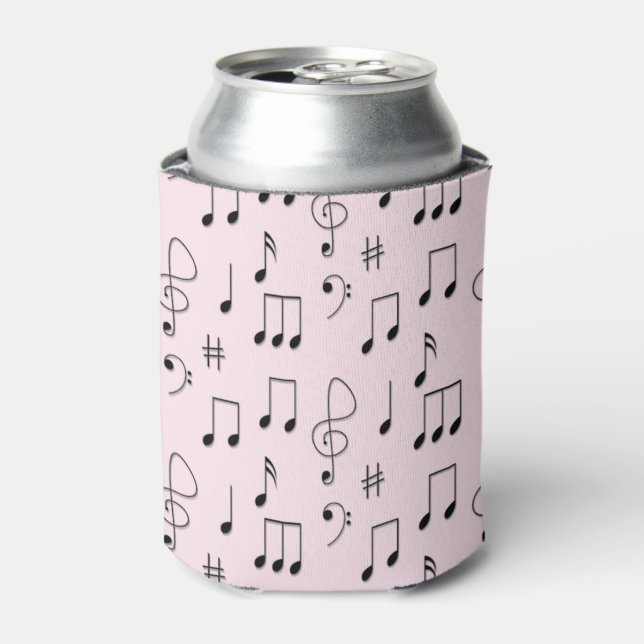 Just Noted Pink Can Cooler (Can Front)