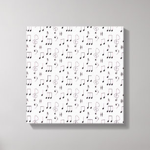 Just Noted Pink Canvas Print
