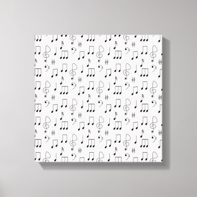 Just Noted Pink Canvas Print (Front)