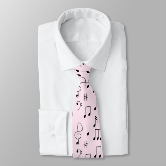 Just Noted Pink Tie (Tied)