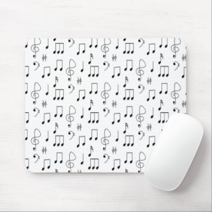 Just Noted White Mouse Mat