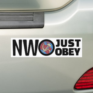 Just Obey Bumper Sticker