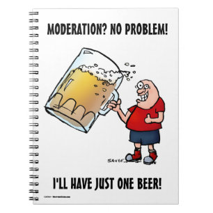 Just One BIG Beer Guy Notebook