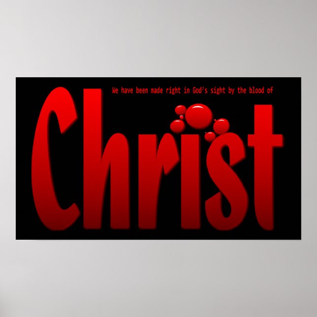 Just One Drop - Romans 5:9 Poster (Front)