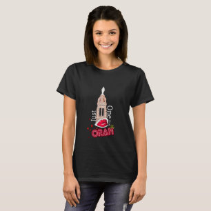Just one kiss from Oran, Women Black T-Shirt