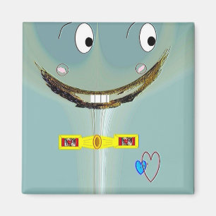 "Just One Look and You're Hooked" 2 inch Magnet