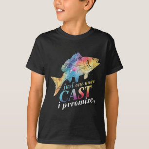 Just One More Cast I Promise Fishing Angler Gifts T-Shirt