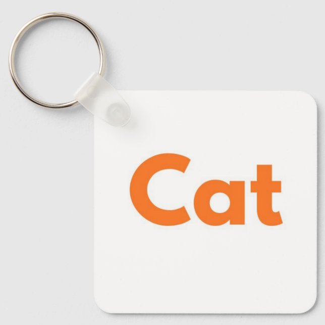 Just One More Cat Keychain | Cute Cat Gift (Front)