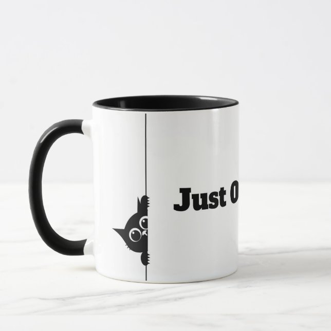 Just One More Cat Mug (Left)